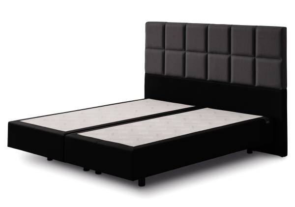 Tempur Boxspring Bett Flat mit Kopfteil Check